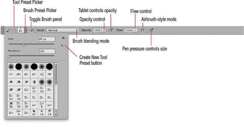 Photoshop soft deals brush tool